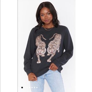 SMYM Simon Pullover “Dancing Tiger Graphic”